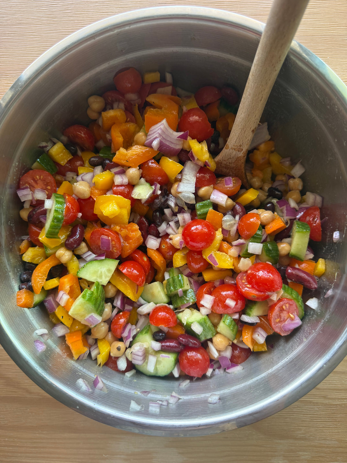 Recipe: Rainbow Bean Salad