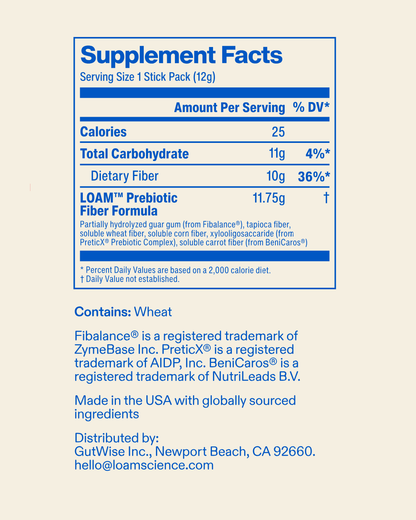 LOAM Prebiotic Fiber Formula